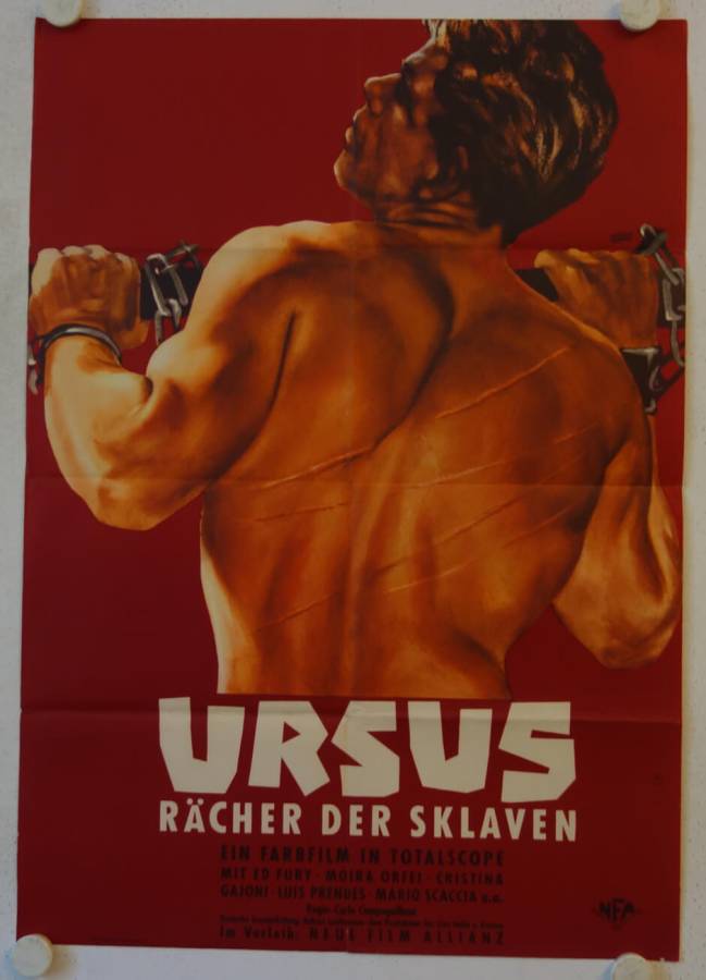 Ursus Rächer der Sklaven originales deutsches Filmplakat